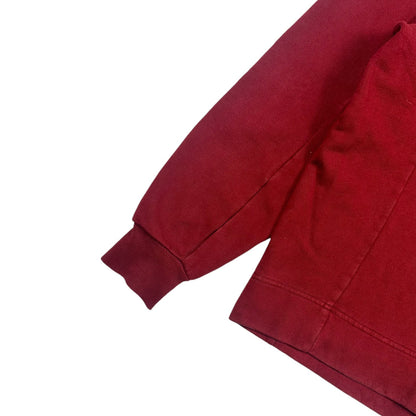 C.P. Company Red 1/4 Zip Sweatshirt