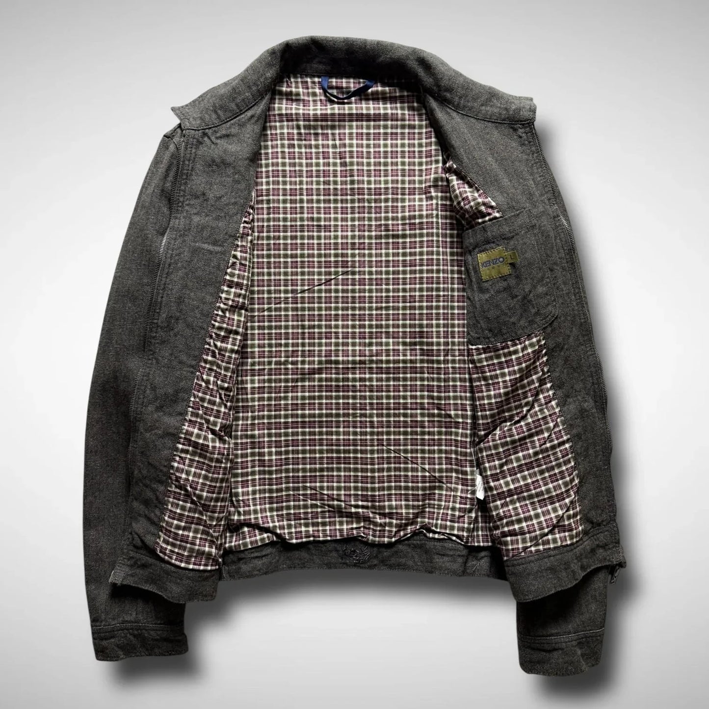 Kenzo Wool & Linen Worker Jacket (2000)