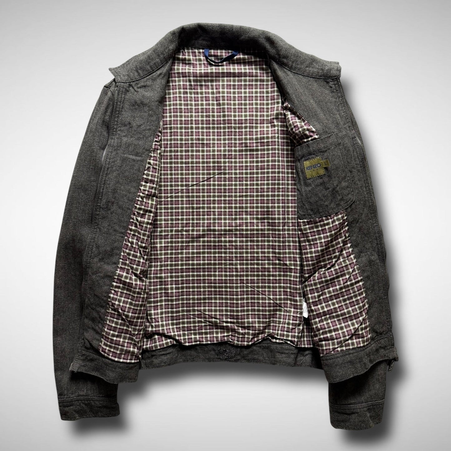 Kenzo Wool & Linen Worker Jacket (2000)