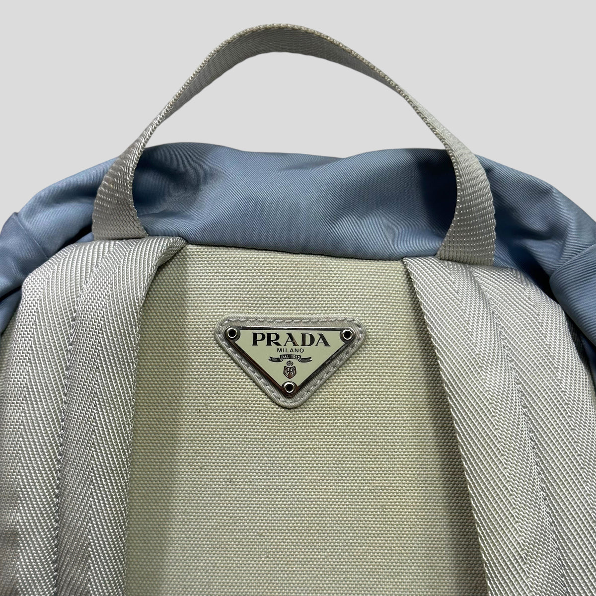 Prada Milano 00’s Nylon Multipocket Mini Backpack | O/S, Blue