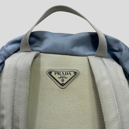 Prada Milano 00’s Nylon Multipocket Mini Backpack | O/S, Blue