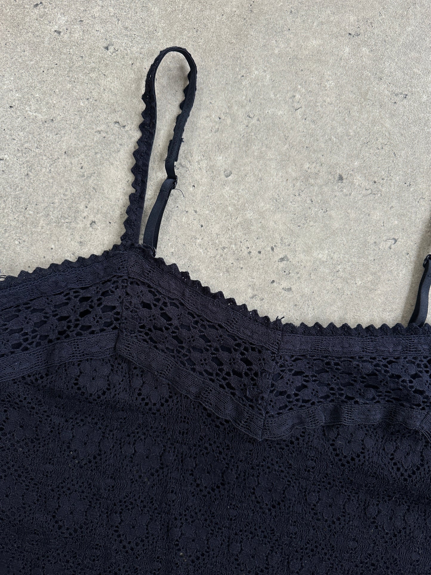 Vintage 2000s Crochet Cami Top - S/M