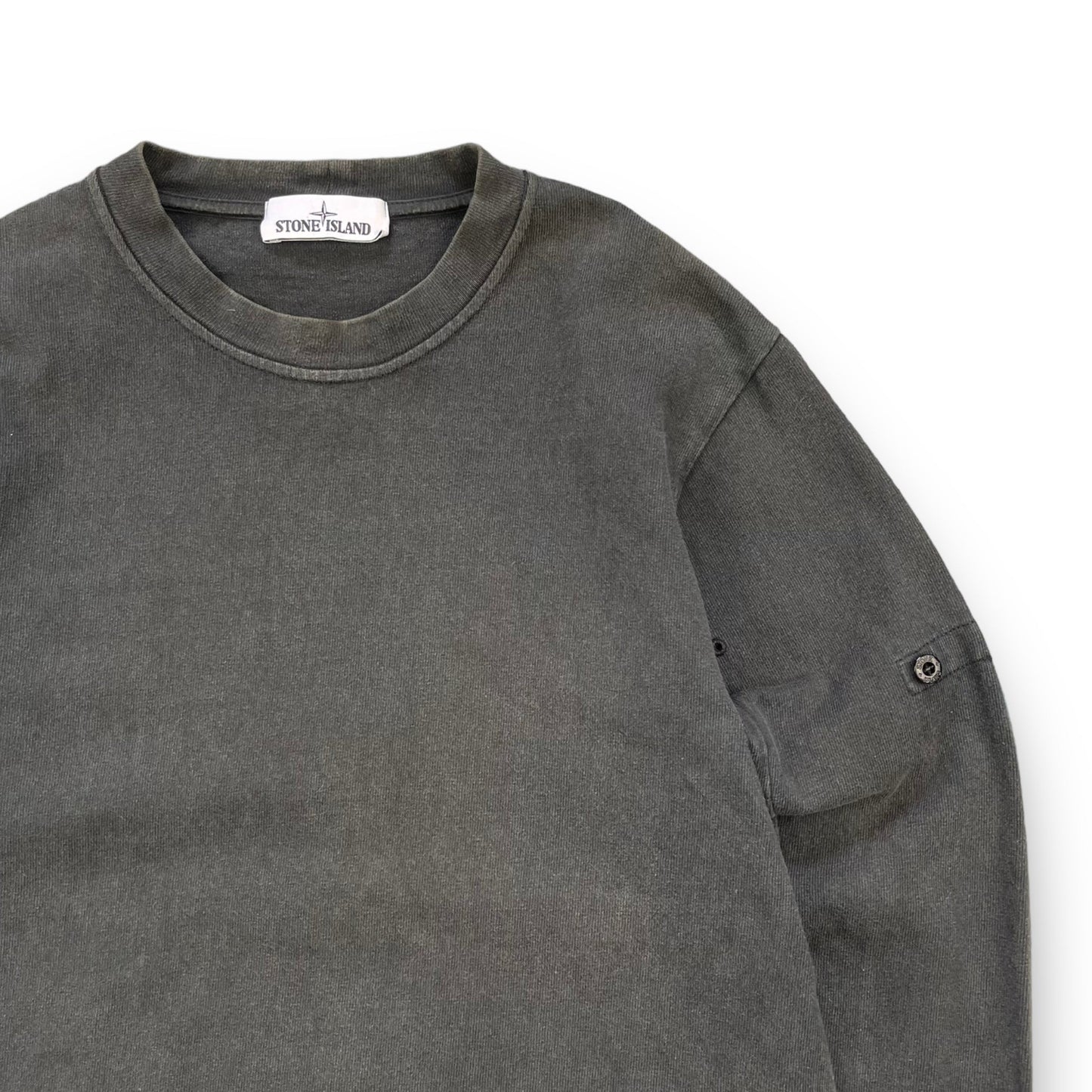 Stone Island Washed Grey Sweatshirt (L) | Default Title, Grey
