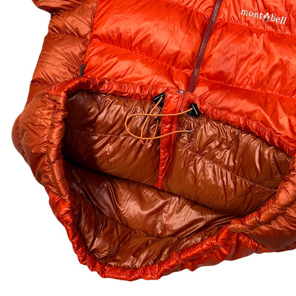 Montbell Puffer Jacket In Orange & Red ( M )