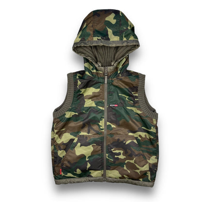 Schott NYC Reversible Hooded Gilet (S) | Default Title, Multicoloured