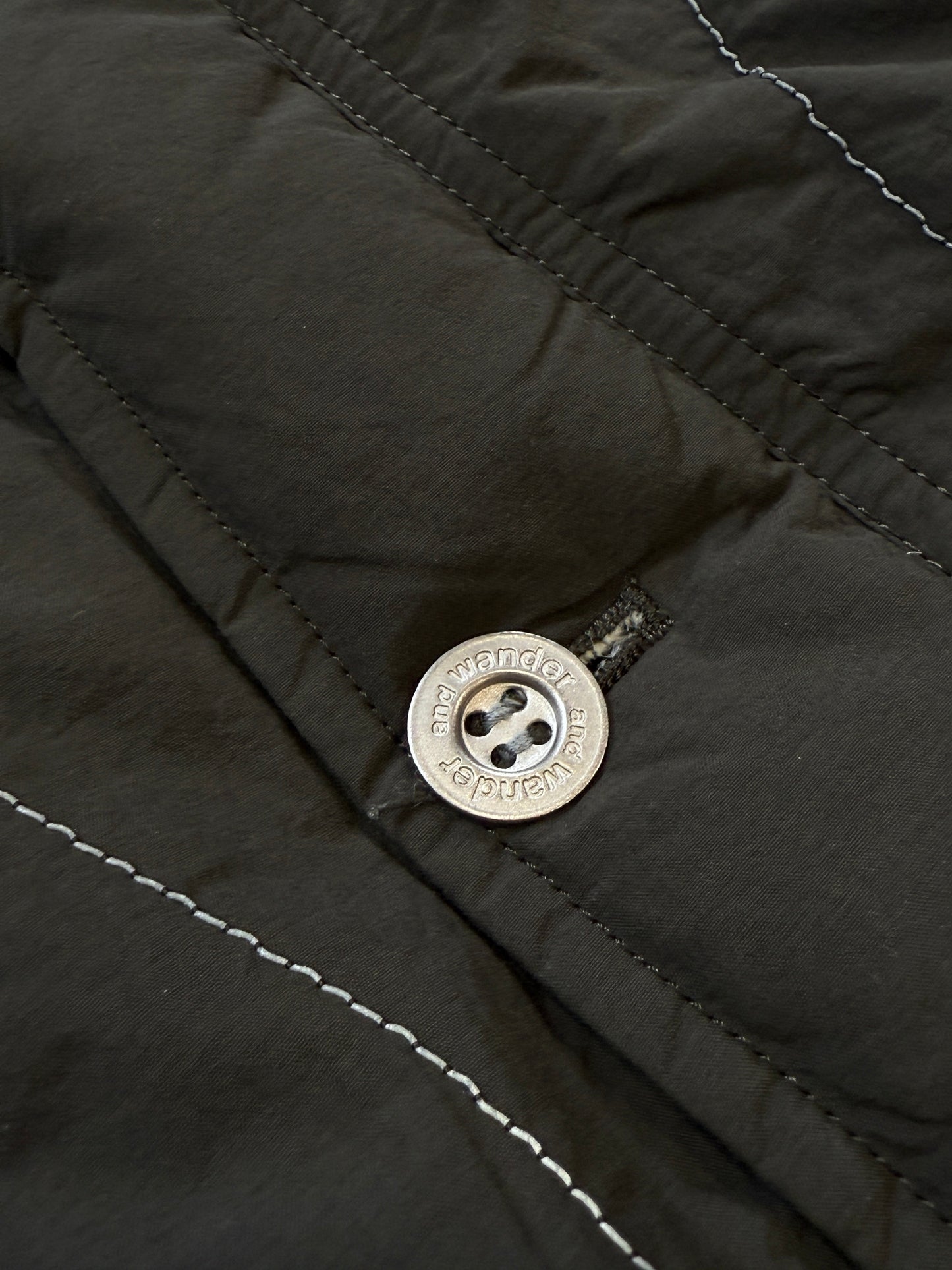 And Wander Pertex Reflective Stitch Down Puffer Jacket S