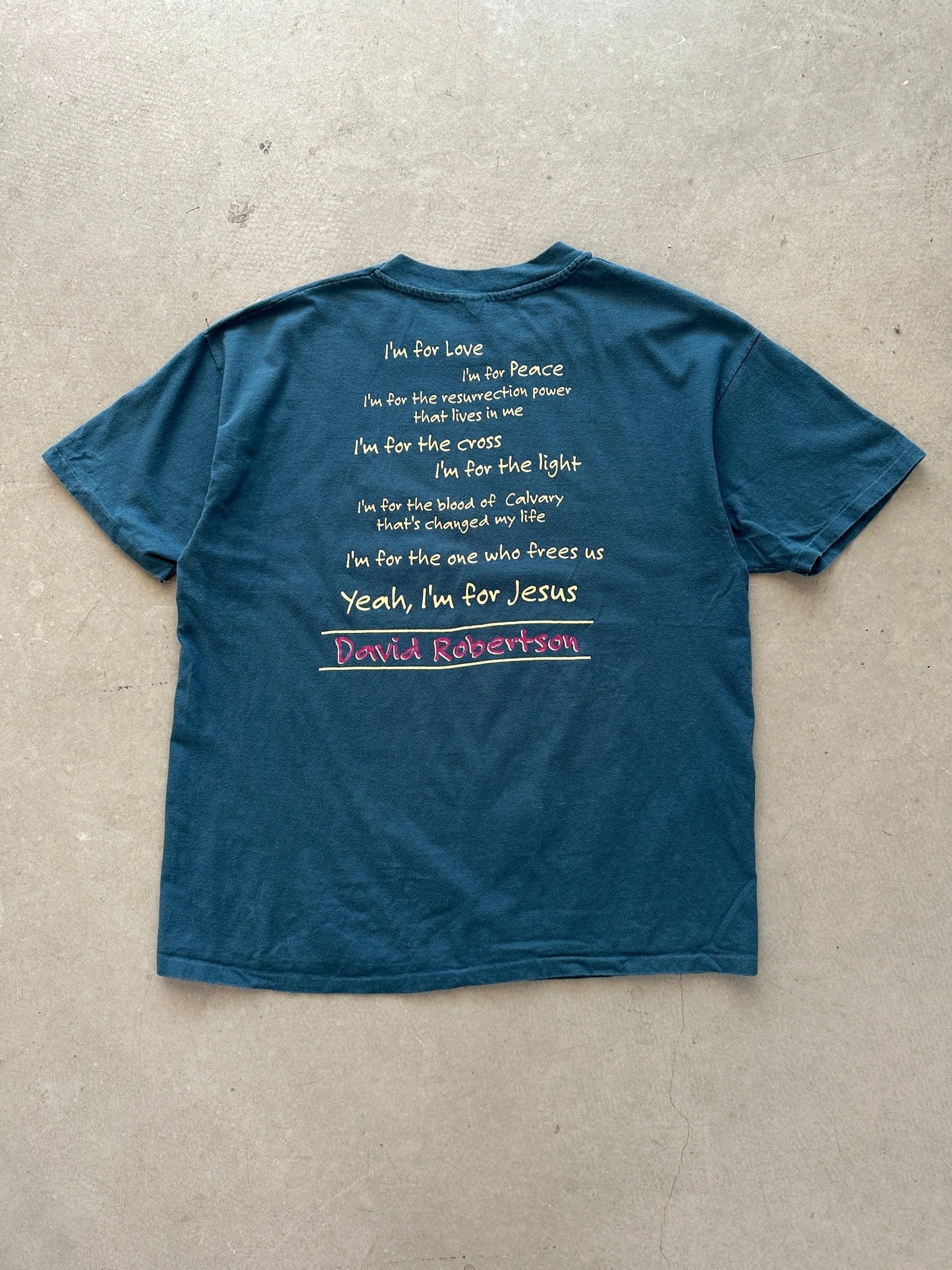 1990’s I’m For Jesus T-Shirt - L | Large, Red
