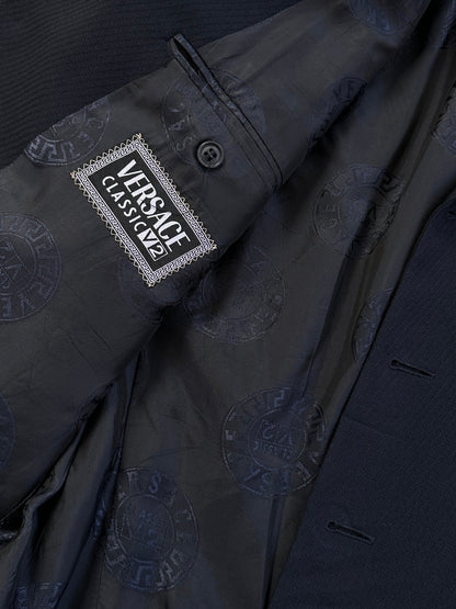 Versace Classic V2 1990s Bespoke Button Single Breasted Blazer - 42R/XL