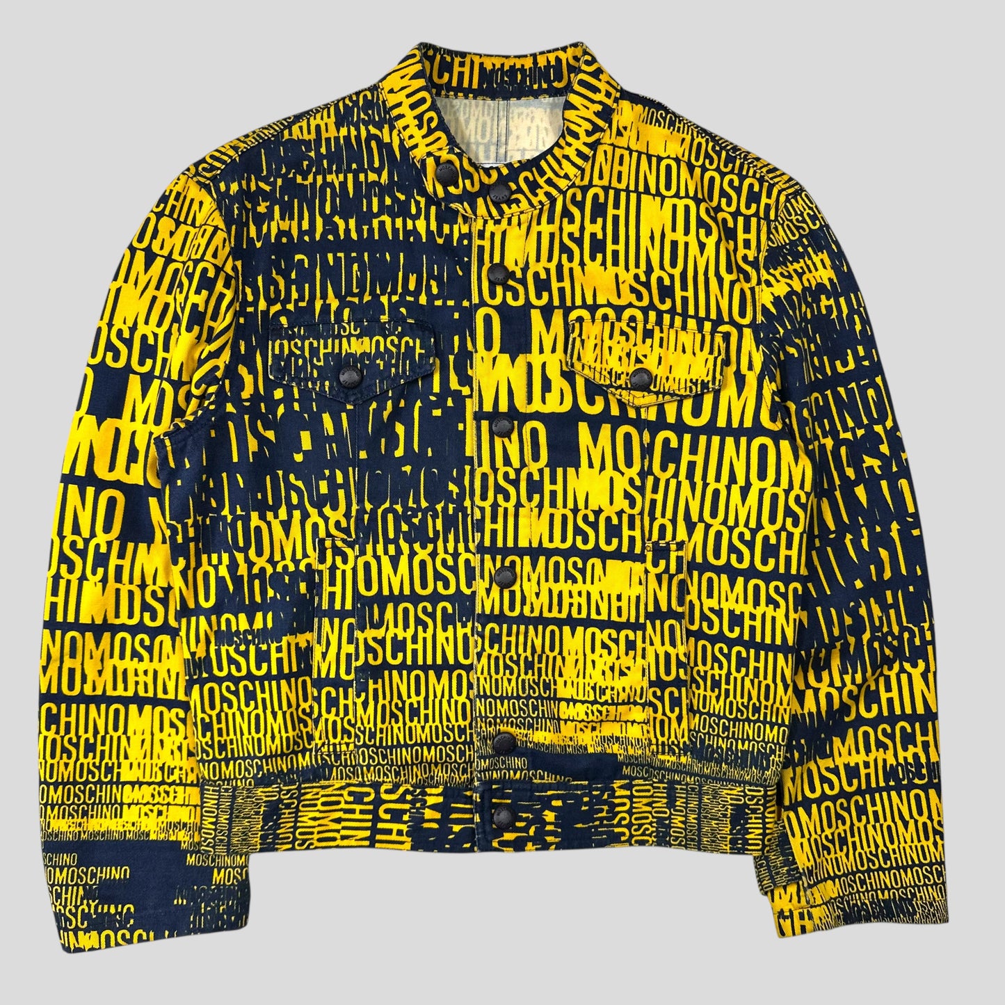 Moschino Jeans 1996 Crazy Print Cotton Jacket - IT48 (S/M) | Default Title, Yellow