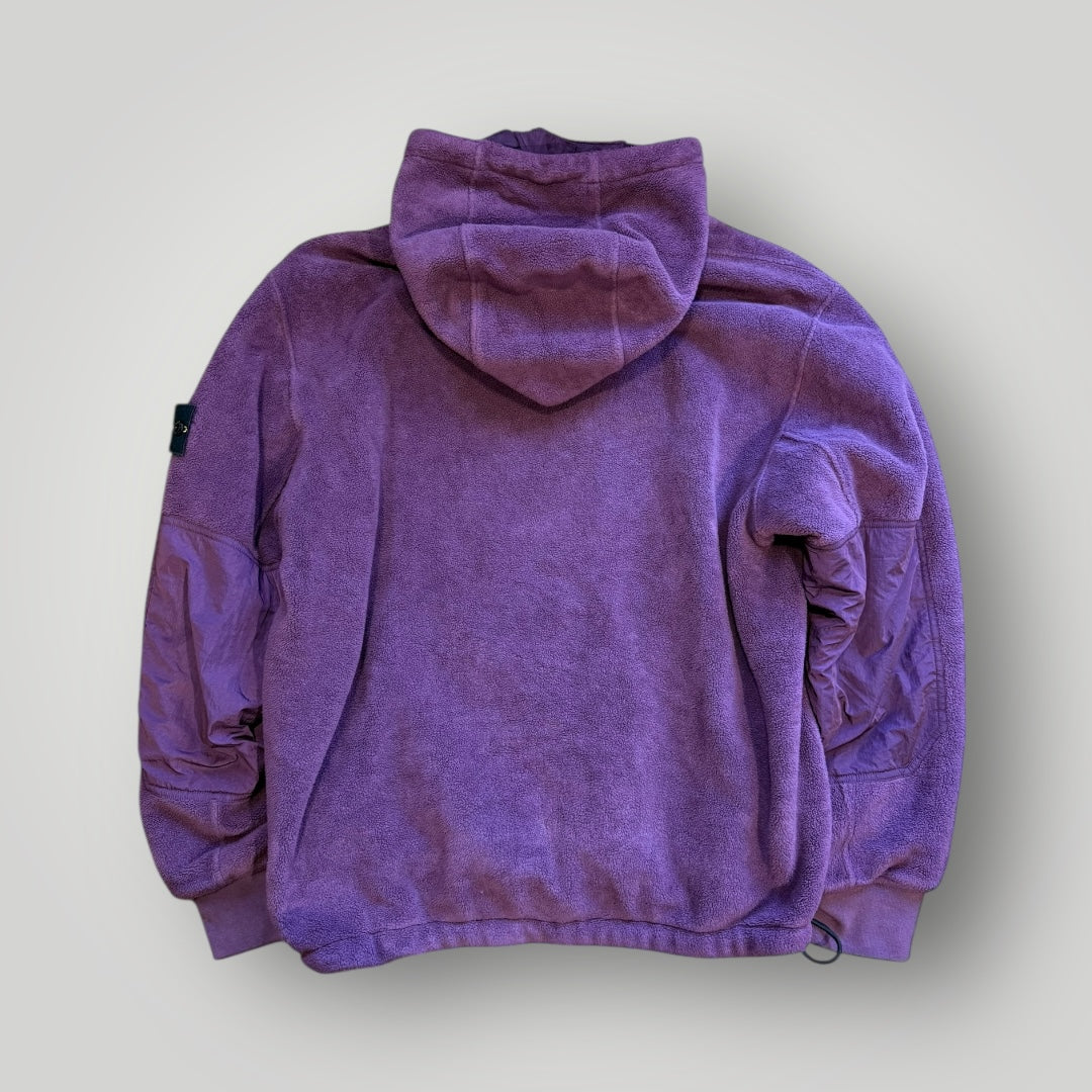 Stone Island Deep Pile Nylon TC Fleece Pullover L