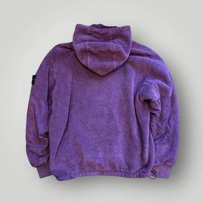 Stone Island Deep Pile Nylon TC Fleece Pullover L