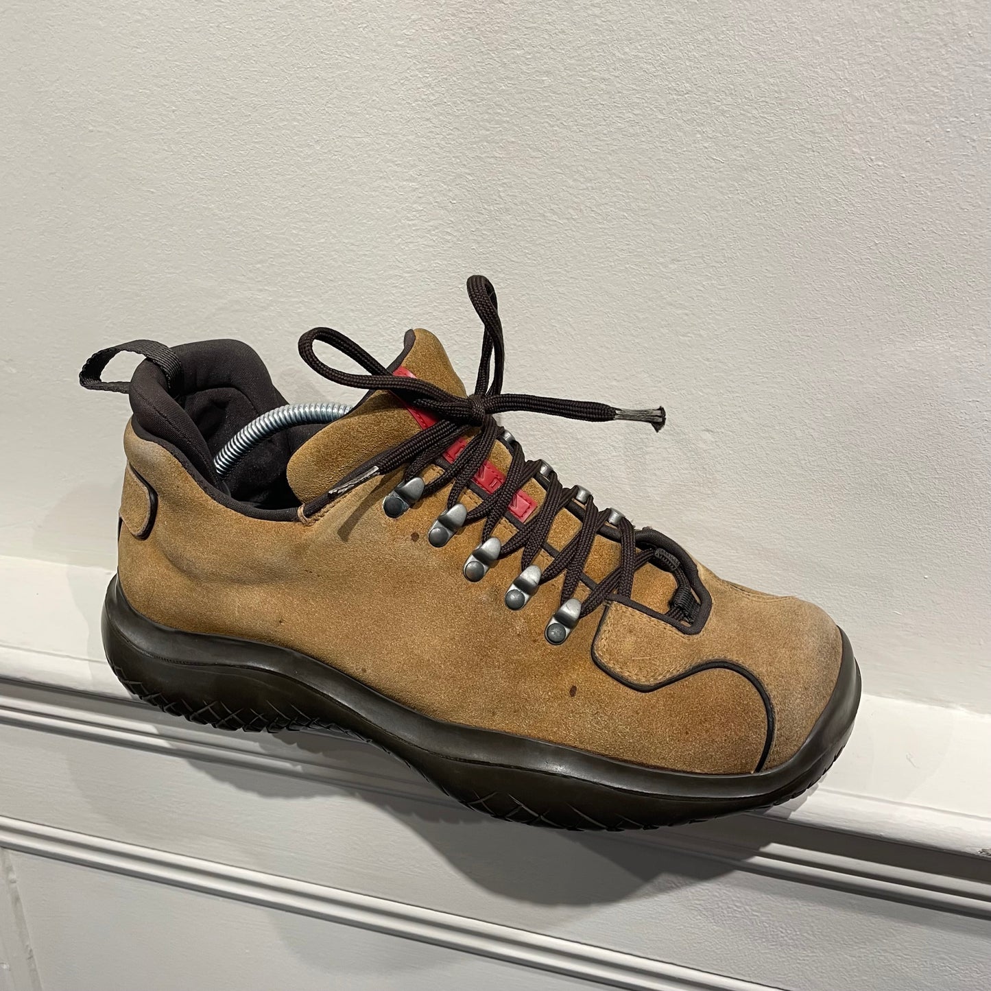 Prada Sport Brown FW99 Low Vibram Boot | Large, Brown