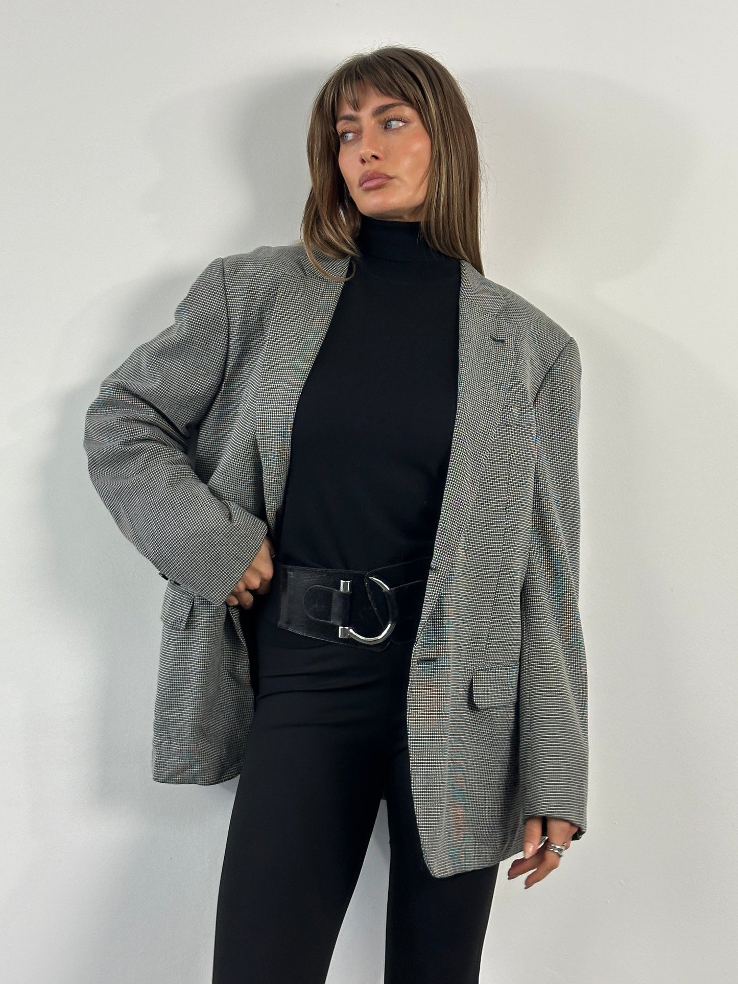 Armani Collezioni 2000s Wool Single Breasted Blazer - 42R/XL