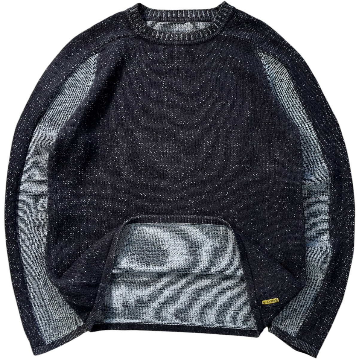 Armani Jeans 00’s Cotton Knit Two Tone Jumper M | Medium, Multicoloured