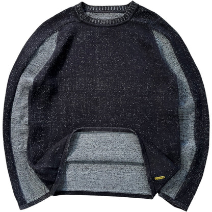 Armani Jeans 00’s Cotton Knit Two Tone Jumper M | Medium, Multicoloured