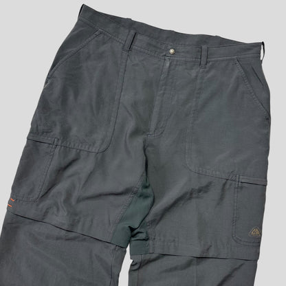 Nike ACG 00’s Zip-off Cargo Trousers + Shorts - 36 | W36, Grey