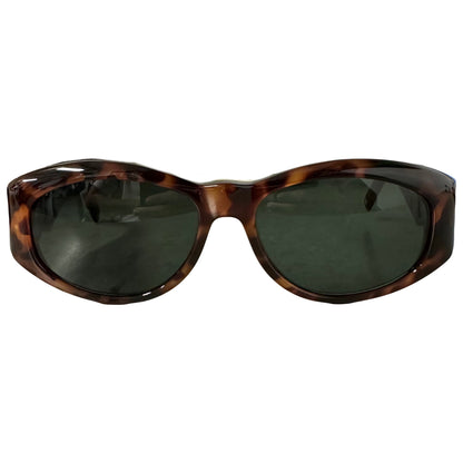 Versace 90s Medusa Head Sunglasses In Tortoise