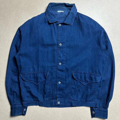 S/S1992 Denim Marina Reflective Spell Out Blouson