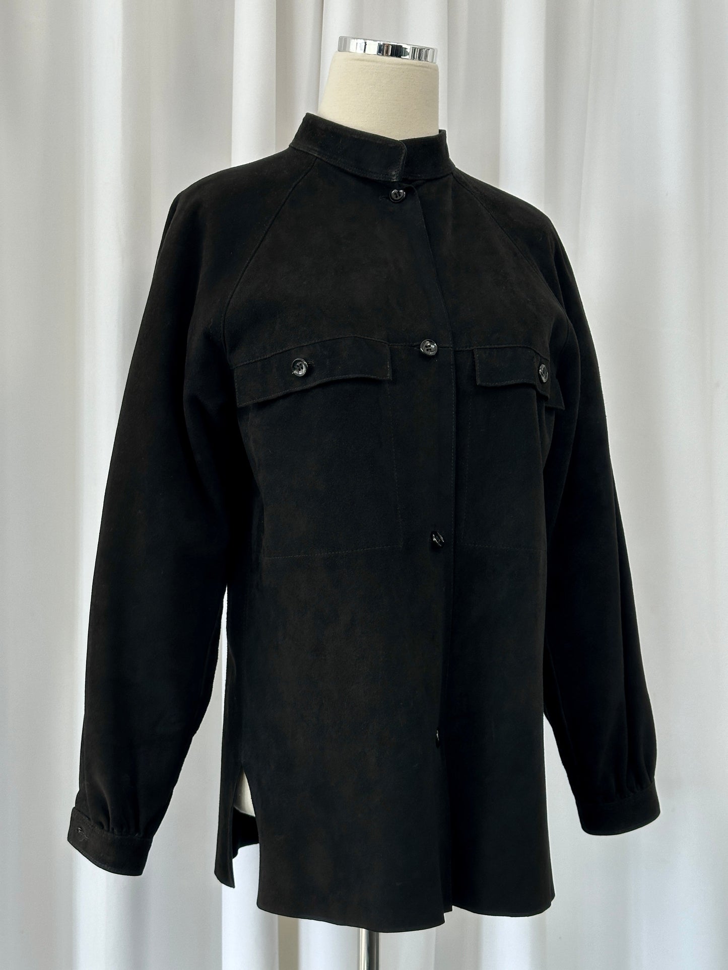 Gianni Versace x Beged-Or 1970s Suede Shirt - S