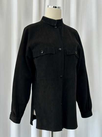 Gianni Versace x Beged-Or 1970s Suede Shirt - S