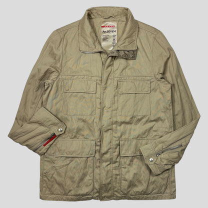 Prada Sport 00’s Cotton & Metal Multipocket Moto Field Jacket - IT54 (L)