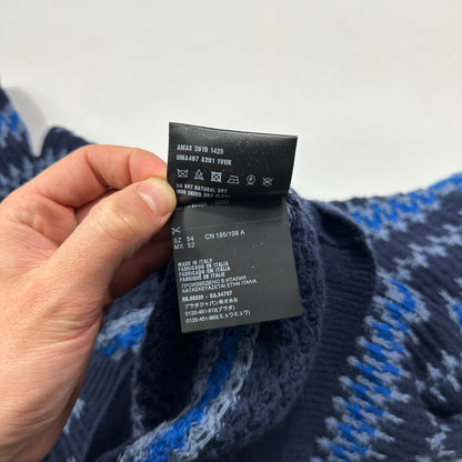 Prada 2019 Lightning Cashmere Wool Logo Knit - IT54 (L) | Black
