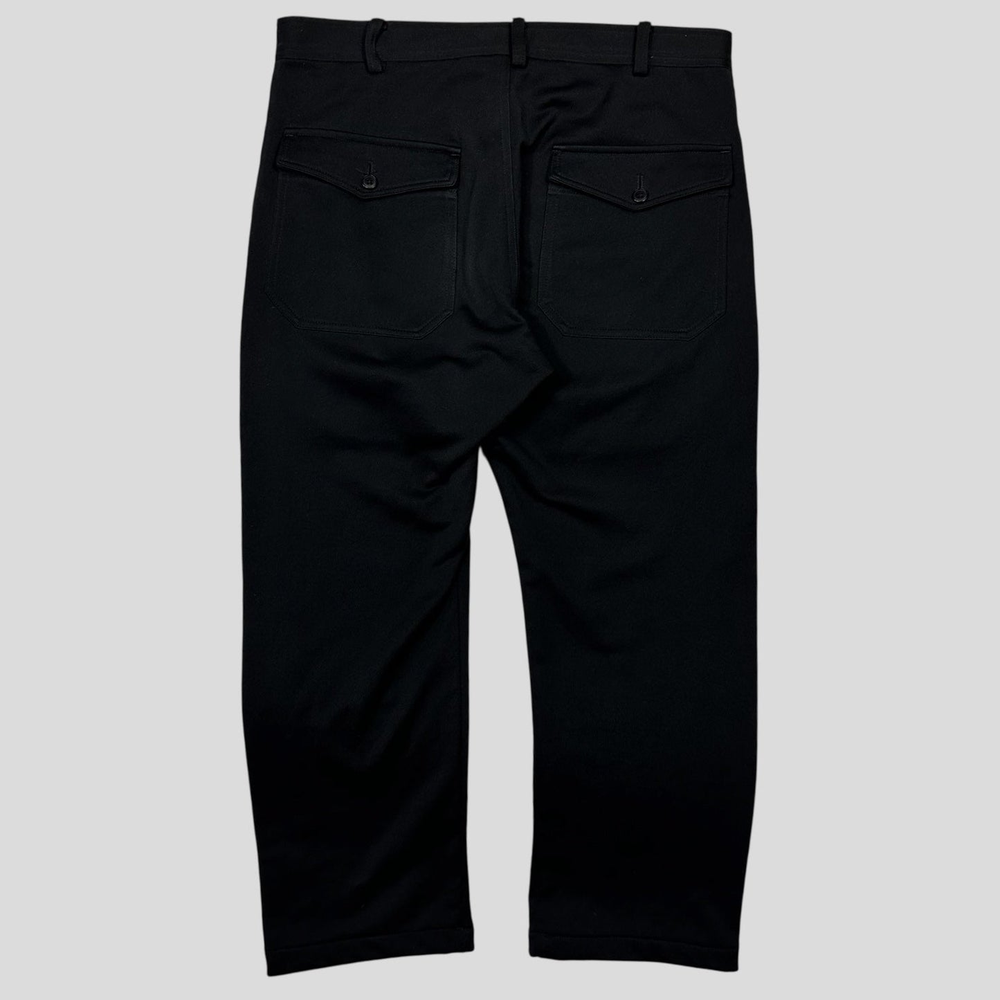 Yohji Yamamoto SS02 Y’s for Men Striped Seam Poly Trousers - 3 (M/L) | Default Title, Multicoloured
