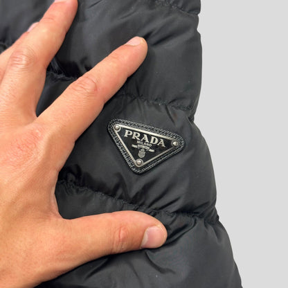 Prada 2018 Laminated Nylon Duck Down Puffer - IT52 (L) | Default Title, Black