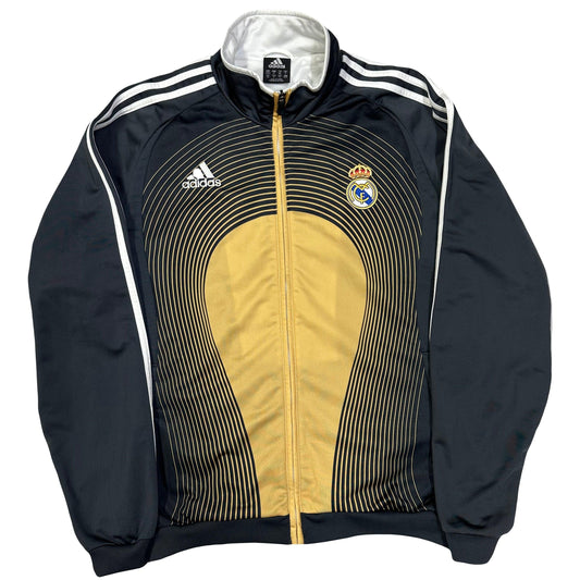Adidas 2006/07 Real Madrid Tracksuit Top In Black ( M ) - Known Source