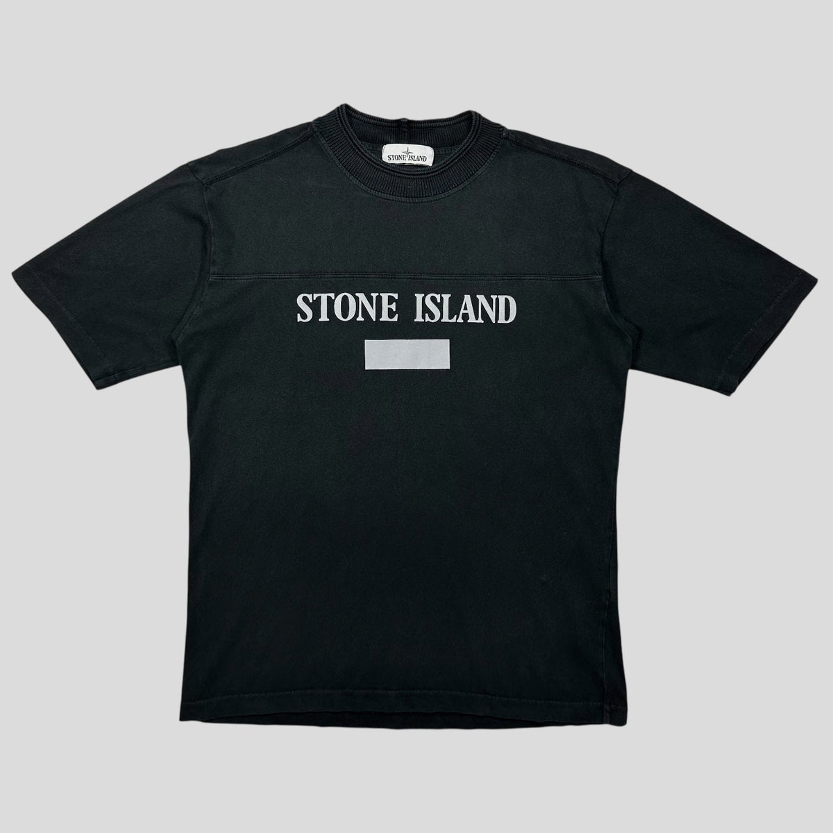 Stone Island FW18 Reflective Crewneck T-shirt - S (M) | Black