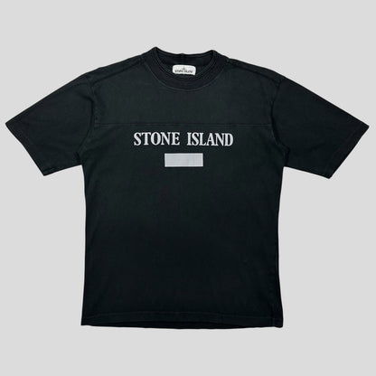 Stone Island FW18 Reflective Crewneck T-shirt - S (M) | Black