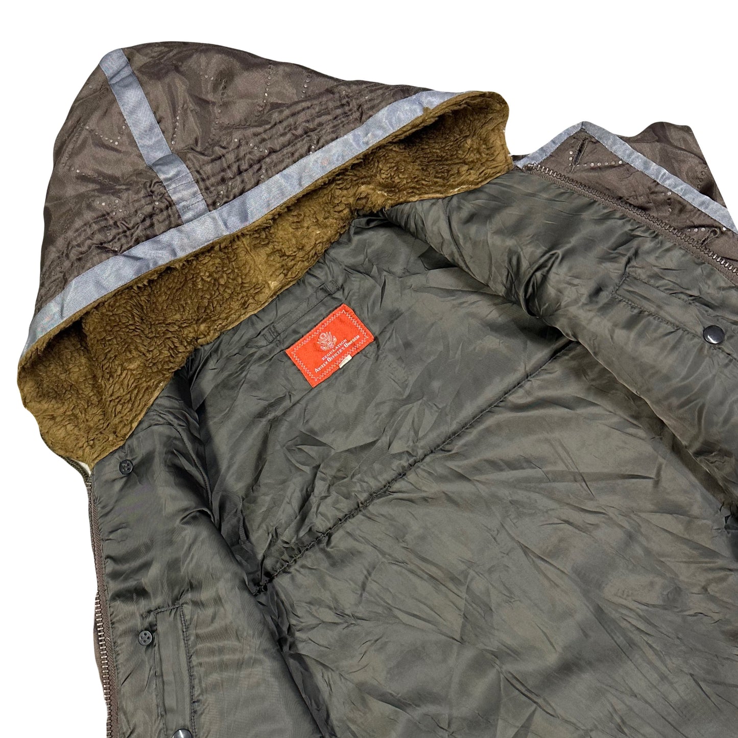 Avirex Padded Nylon Jacket ( L )