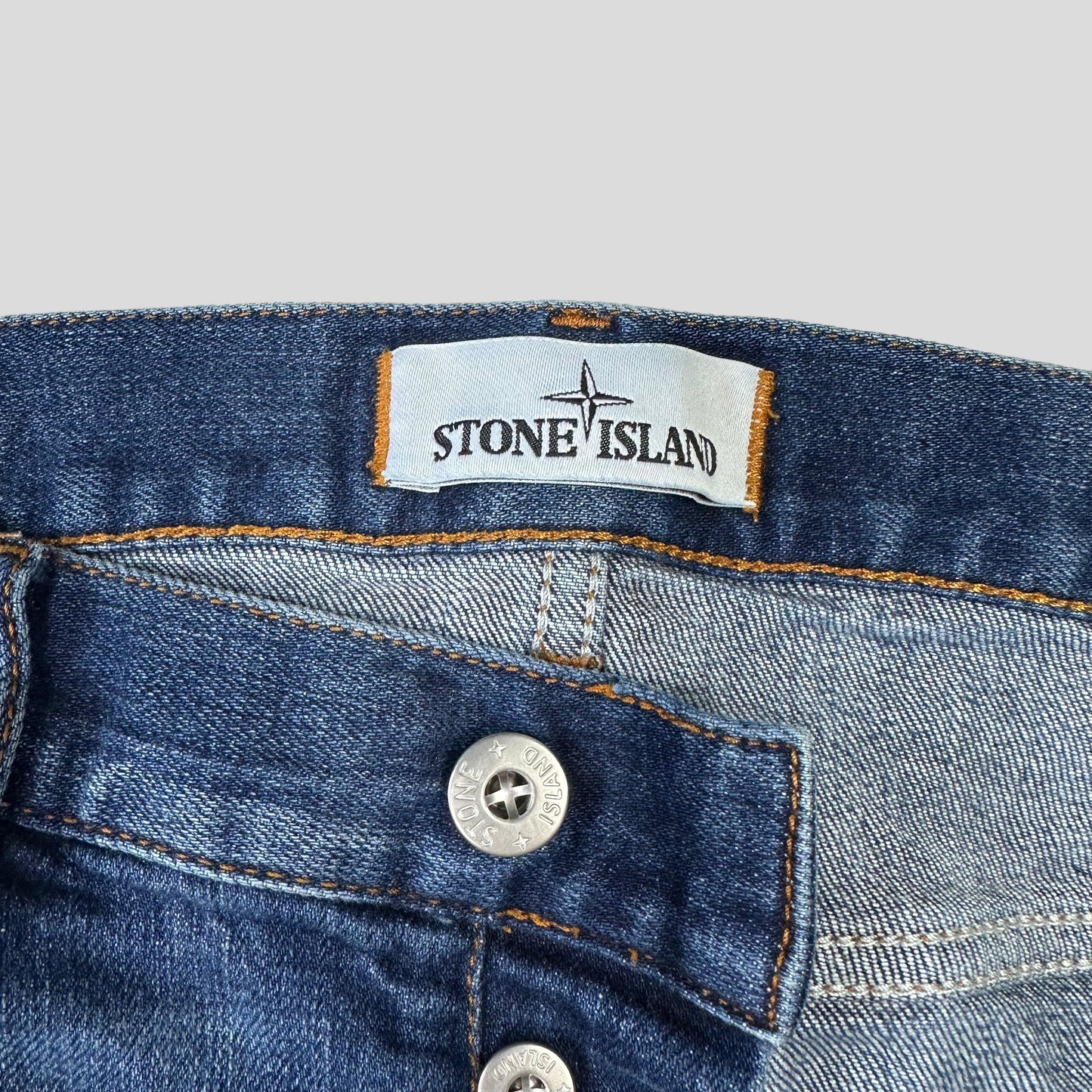 Stone Island Mid Wash Denim Jeans - 32-34 - Known Source