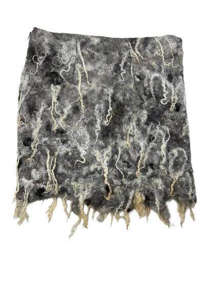Handmade Avant Garde felt skirt