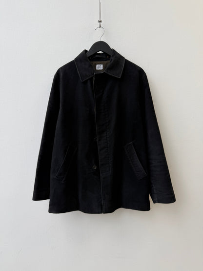 C.P. Company 00s Moleskin Car Coat | Large, Red