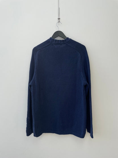 Stone Island SS98 Heavyweight Knit Jumper | Large, Navy