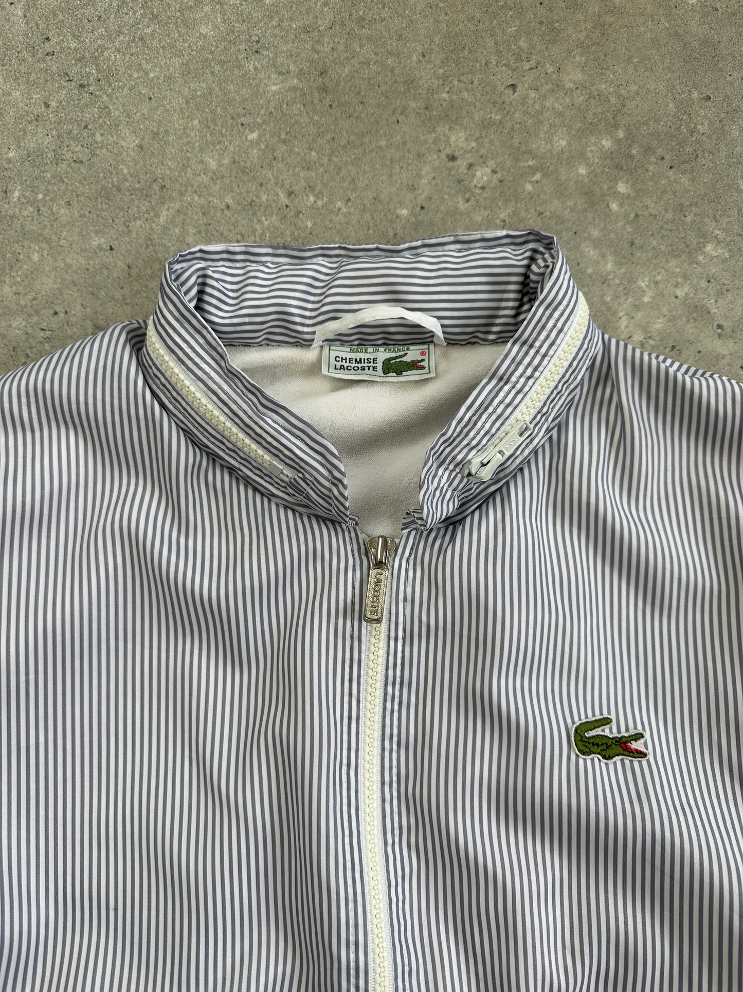 Lacoste Chemise 80s Stripe Tracksuit Jacket - L