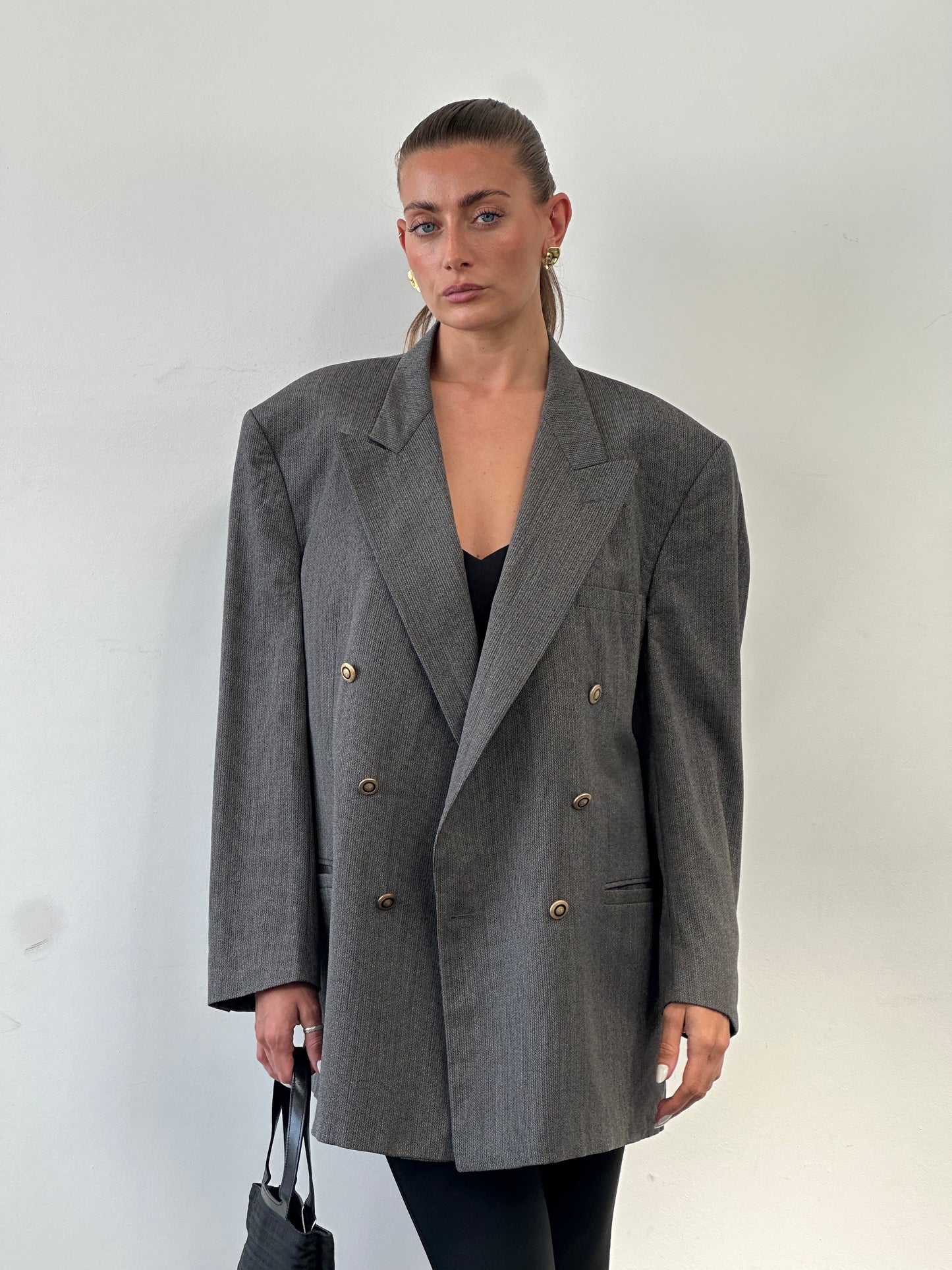 Versace Classic V2 90s Bespoke Button Double Breasted Blazer - 46R/XXL