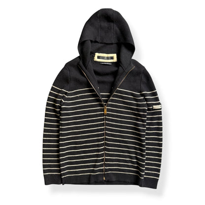 AW2007 Stone Island Denims Striped Knit Jumper (M) | Default Title, Black