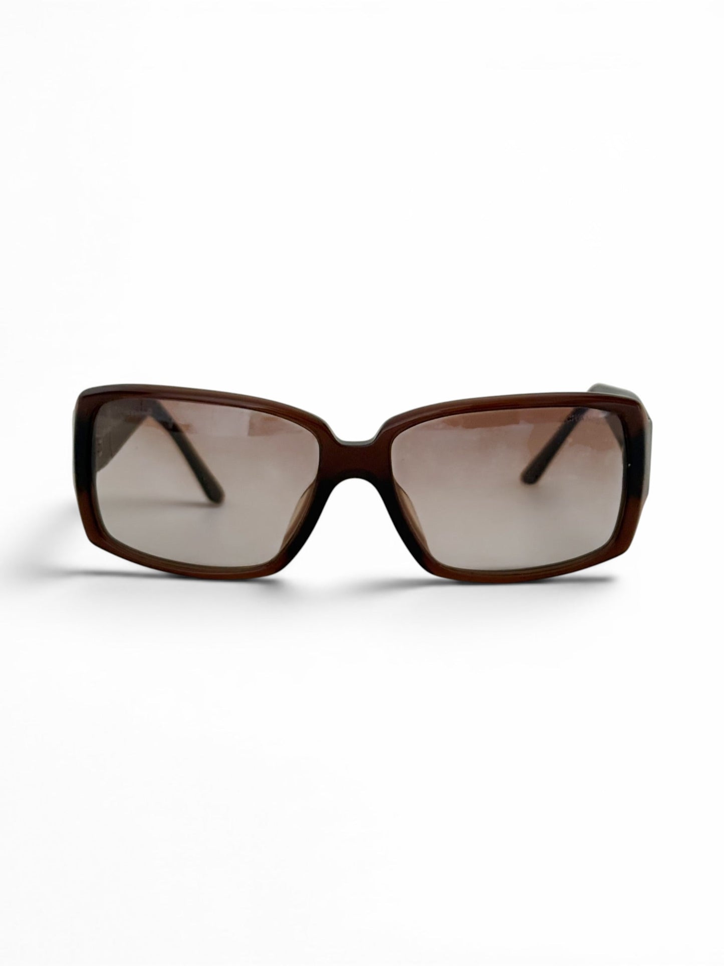 2000s Chanel CC Sunglasses | O/S, Brown