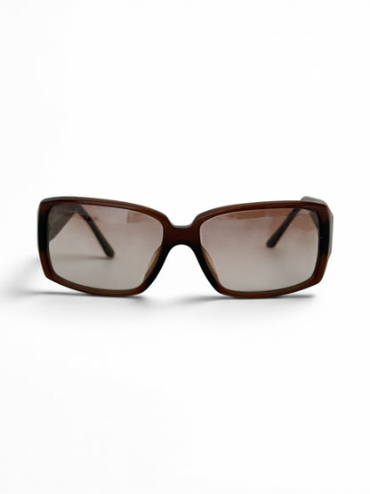2000s Chanel CC Sunglasses | O/S, Brown