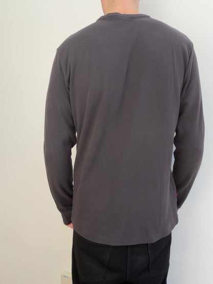 Dolce&Gabbana Henley | Large, Charcoal