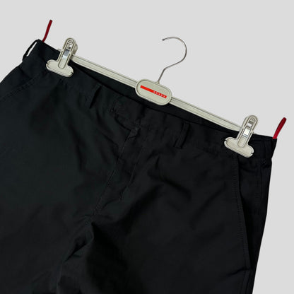 Prada Sport 00’s Goretex Black Mesh Lined Trousers - IT52 | Default Title, Black