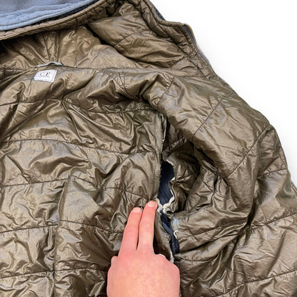 CP Company Dual Layer Hoodie (L) | Default Title, Brown