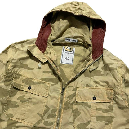 Stone Island S/S 1990 Ice Camo Smock Jacket | Medium, Camo