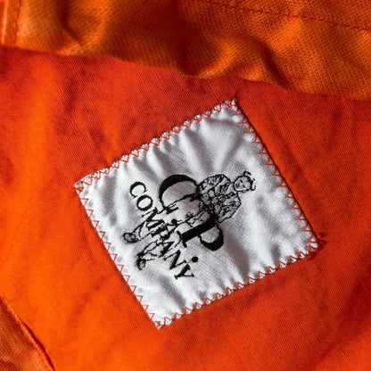 SS 2005 C.P. Company Rubberised Nylon-Linen Mille Miglia Goggle Jacket 52