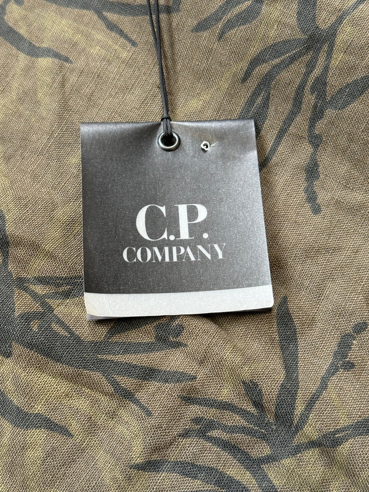 SS/1998 C.P. Company Donna Deadstock Lino Flax Dress 12-14 | O/S, Olive Green