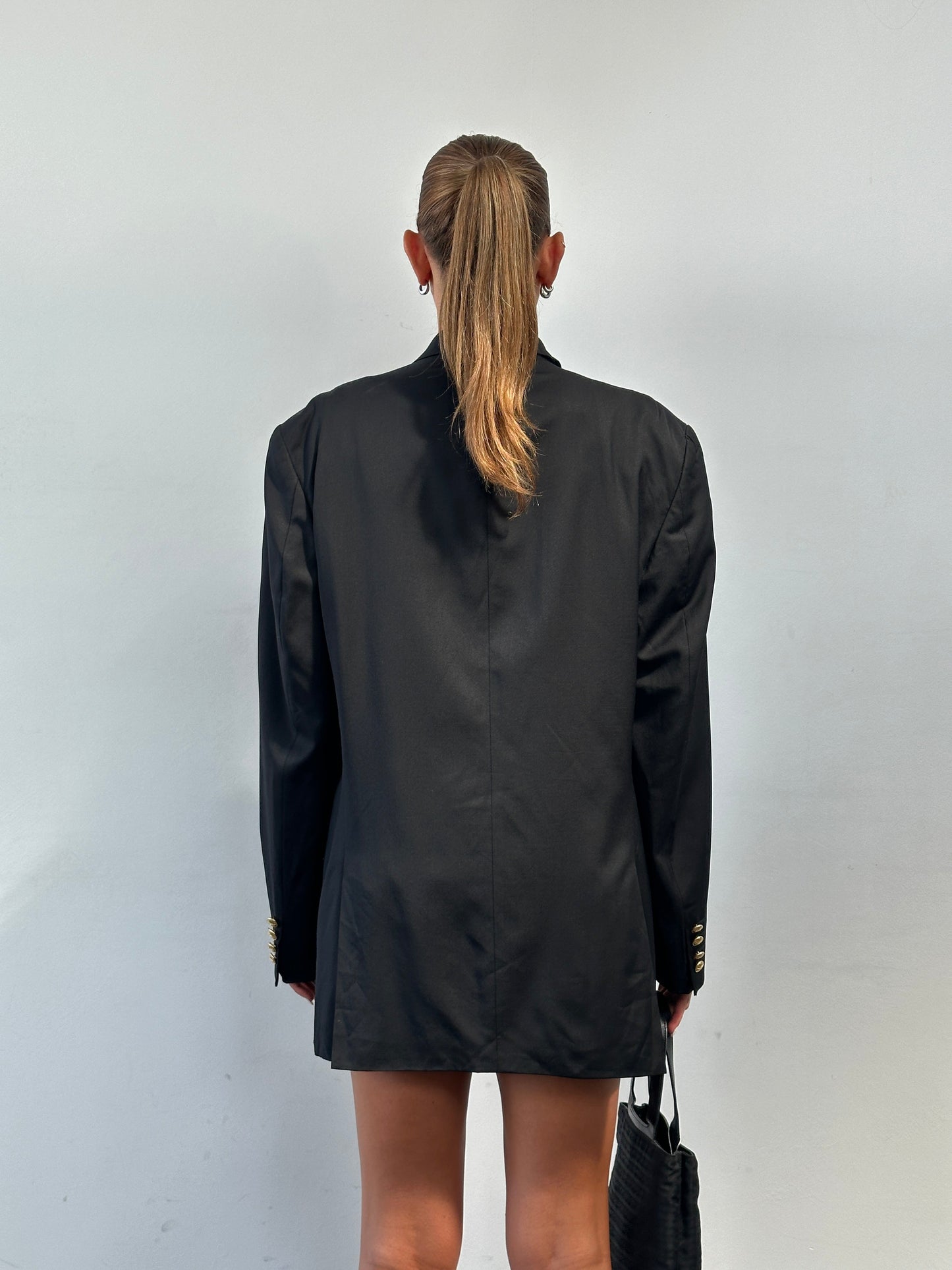 Yves Saint Laurent Pour Homme 1990s Pure Wool Bespoke Button Blazer - 42R/XL