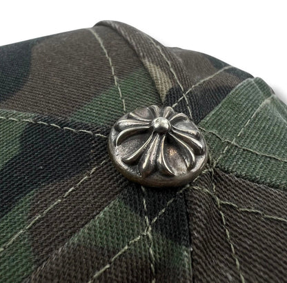 Chrome Hearts Embroidered CH Logo Camo Baseball Cap | O/S, Camo