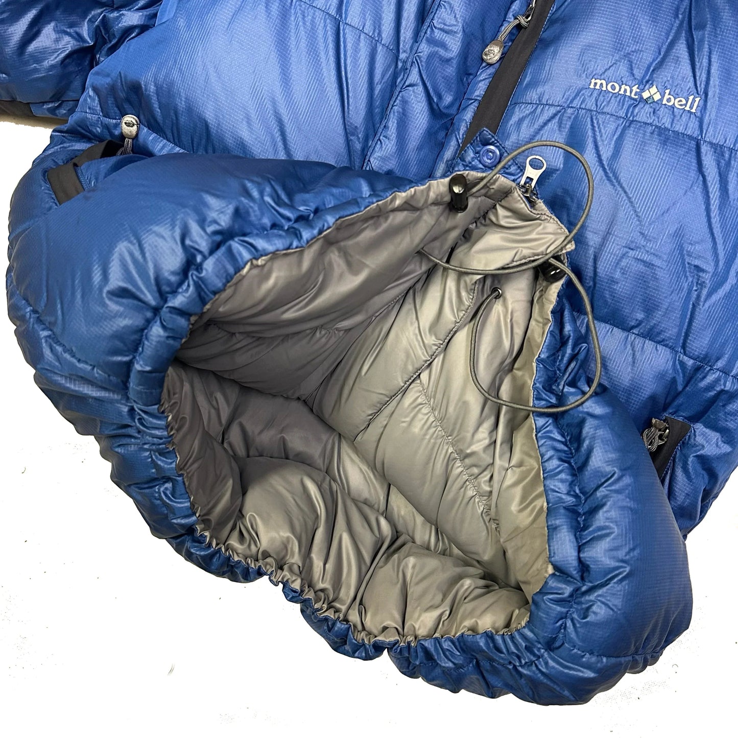 Montbell Ventisca Down Puffer Jacket In Navy & Blue ( L )